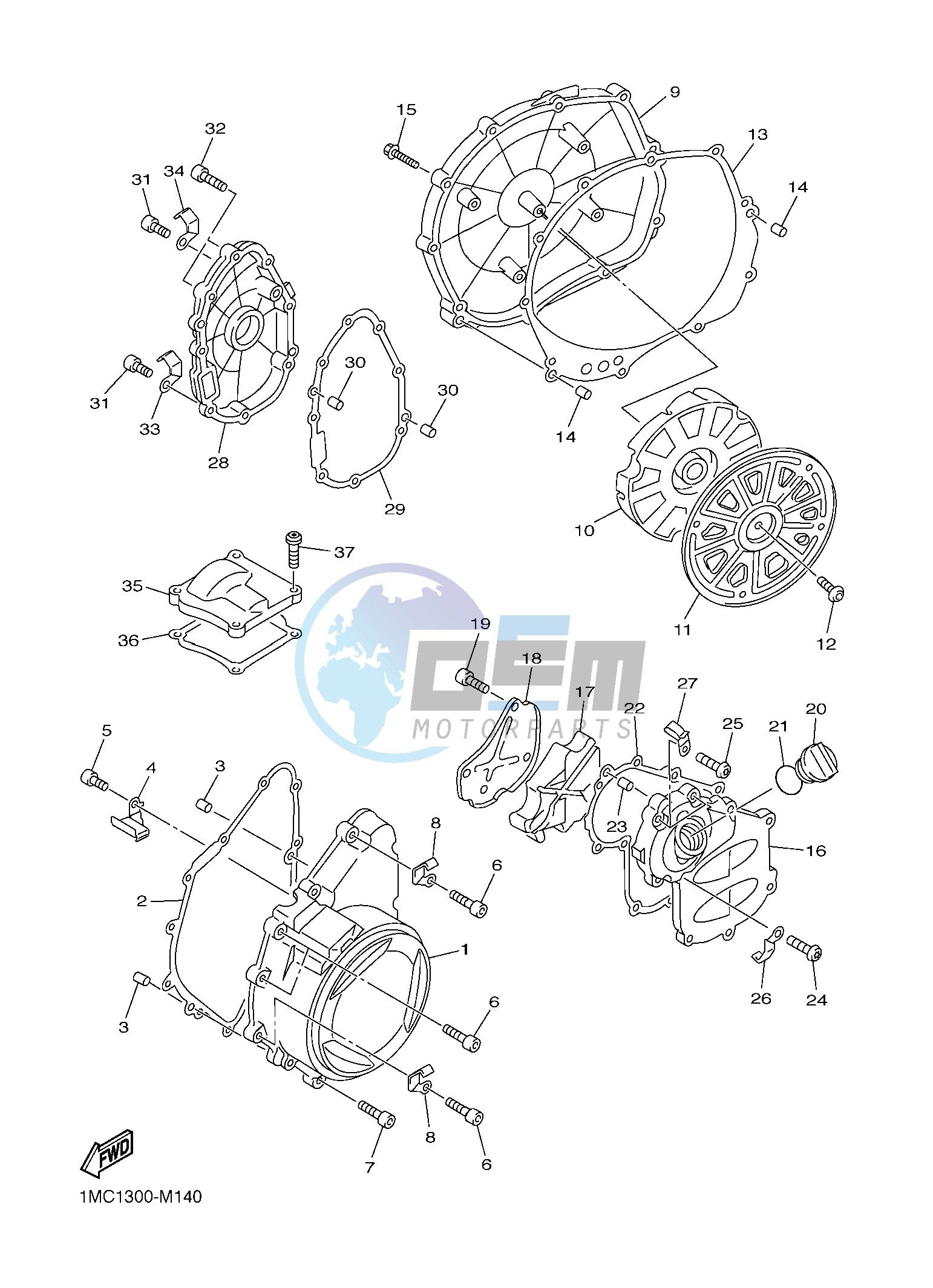 CRANKCASE COVER 1