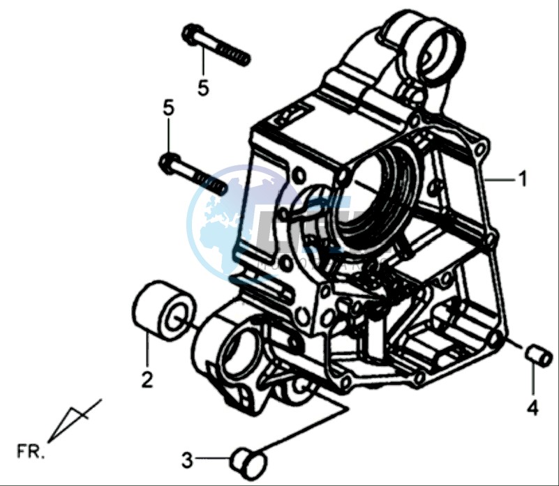 CRANKCASE  RIGHT