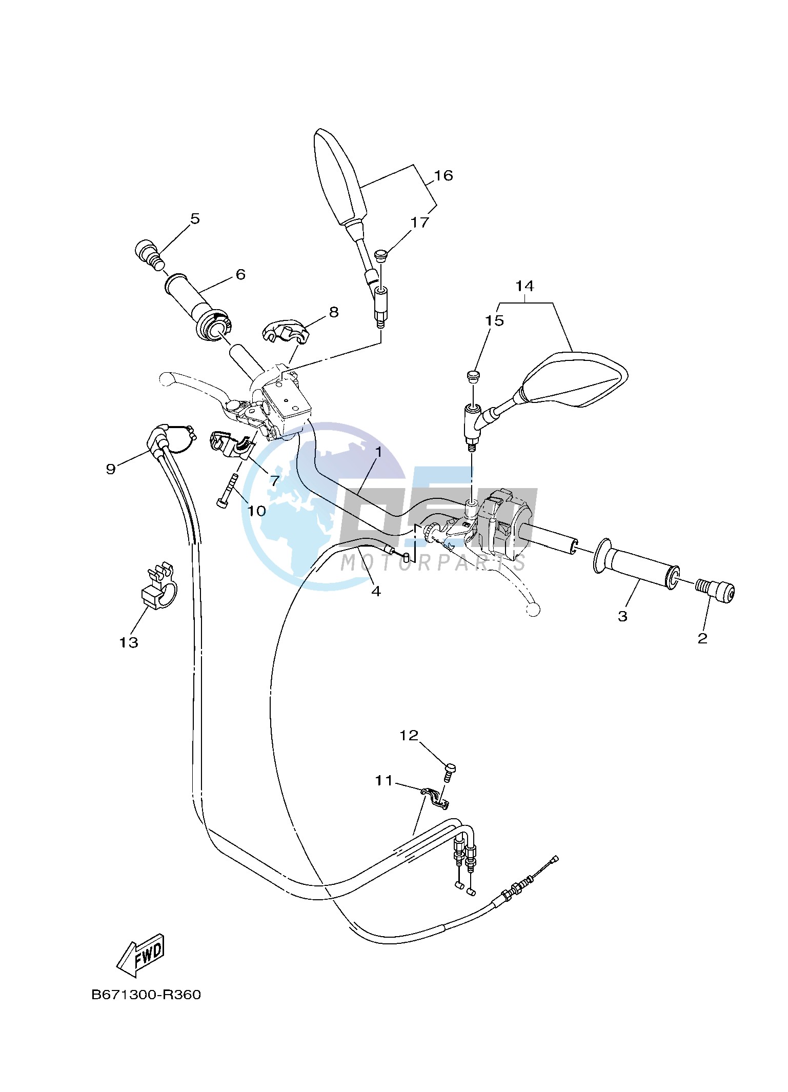 STEERING HANDLE & CABLE