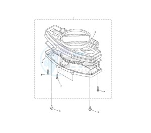 YZF R6 600 drawing METER