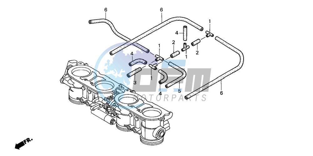 THROTTLE BODY (TUBING)