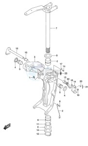 DF 350A drawing Swivel Bracket