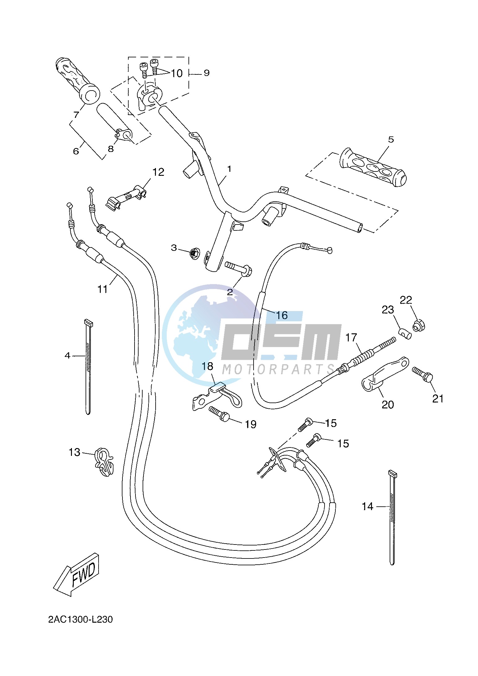 STEERING HANDLE & CABLE