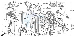 CRF450R drawing CARBURETOR