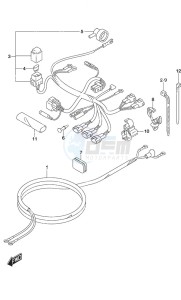 DF 9.9A drawing Harness Non-Remote Control