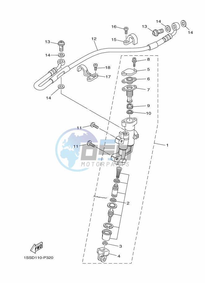 REAR MASTER CYLINDER