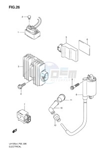 UH125 BURGMAN EU drawing ELECTRICAL