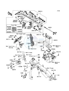 VN2000 VN2000A6F GB XX (EU ME A(FRICA) drawing Chassis Electrical Equipment