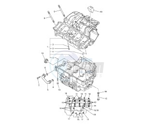 FZ8-SA 800 drawing CRANKCASE