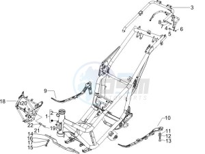 X9 250 Evolution drawing Frame bodywork