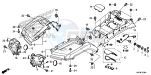 TRX500FM1F TRX500FM Europe Direct - (ED) drawing FRONT FENDER