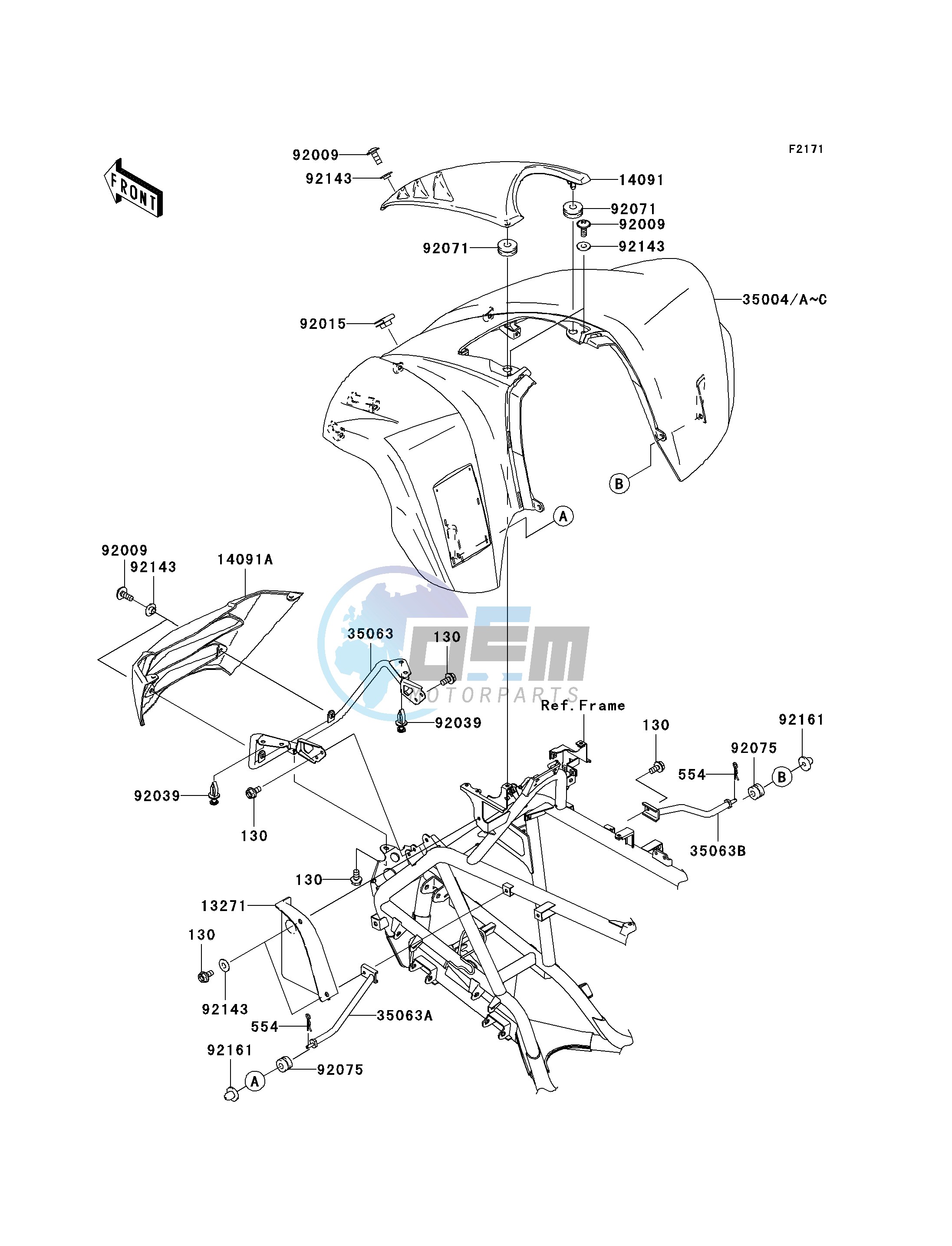 FRONT FENDER-- S- -