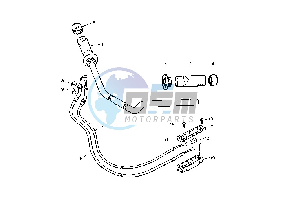 STEERING HANDLE -CABLE