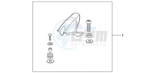 CBR1000RRA BR drawing CARBON FIBER HUGGER