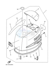 F50FETL drawing TOP-COWLING