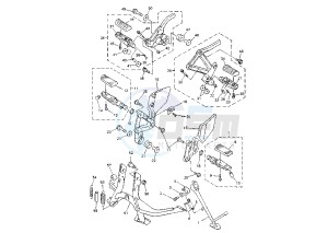 FZS FAZER 600 drawing STAND-FOODREST