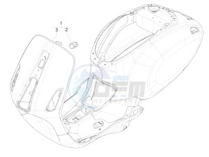 150 Sprint 4T 3V ie (APAC) (AU, CD, EX, JP, RI, TH) drawing Frame/bodywork