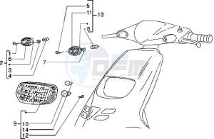 Typhoon 50 XR drawing Front light