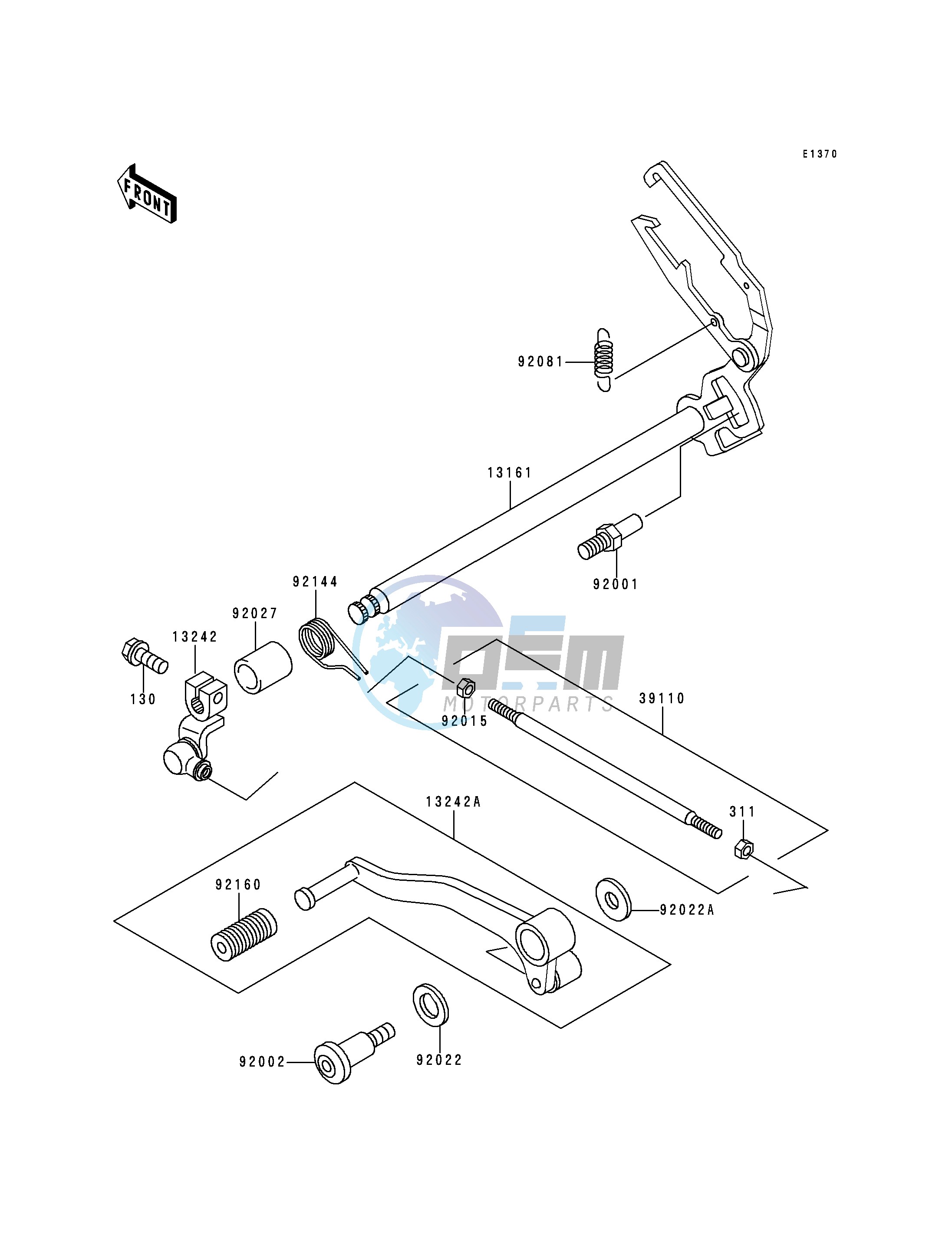 GEAR CHANGE MECHANISM