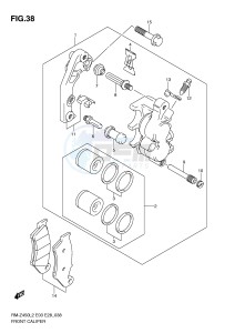 RM-Z450 (E3) drawing FRONT CALIPER