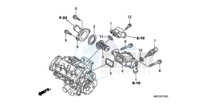 CB600FA9 Spain - (SP / ABS 25K) drawing THERMOSTAT