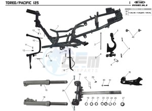 TOREO-PACIFIC-125-PACIFIC drawing CHASSIS