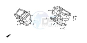 NT650V drawing CYLINDER