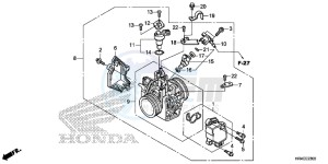 TRX500FM1G TRX500 Europe Direct - (ED) drawing THROTTLE BODY