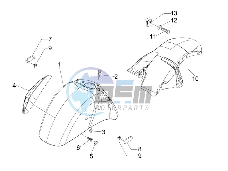 Wheel housing - Mudguard