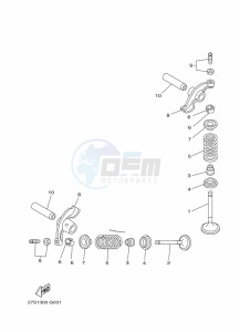 YBR125EGS (43BJ) drawing VALVE