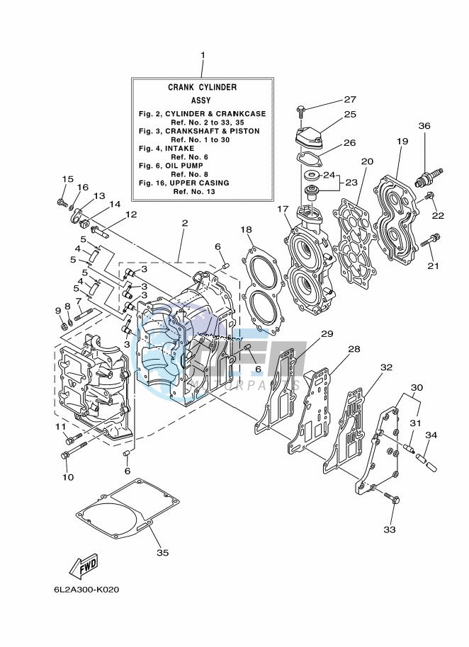 CYLINDER--CRANKCASE