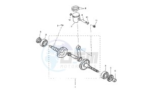 BW'S NAKED 50 drawing CRANKSHAFT PISTON