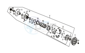 JET 14 25KMH 50 (L8) NL EURO4 drawing CLUTCH