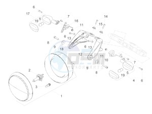 Audace 1400 Carbon 1380 (EMEA) drawing Front lights