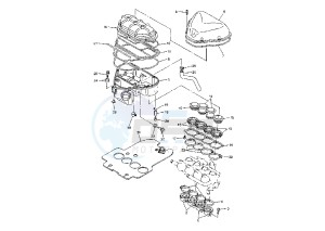 YZF R6 600 drawing INTAKE