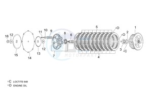 Tuono 1000 drawing Clutch i