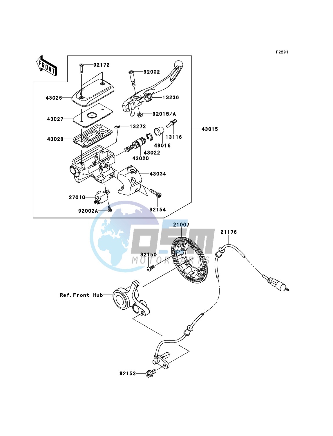 Front Master Cylinder