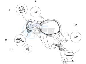 Liberty 50 2t drawing Selectors - Switches - Buttons