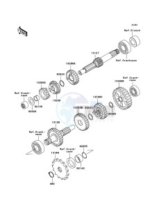 KLX110 KLX110A6F EU drawing Transmission