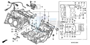 VFR800A9 Ireland - (EK / ABS MME) drawing CRANKCASE