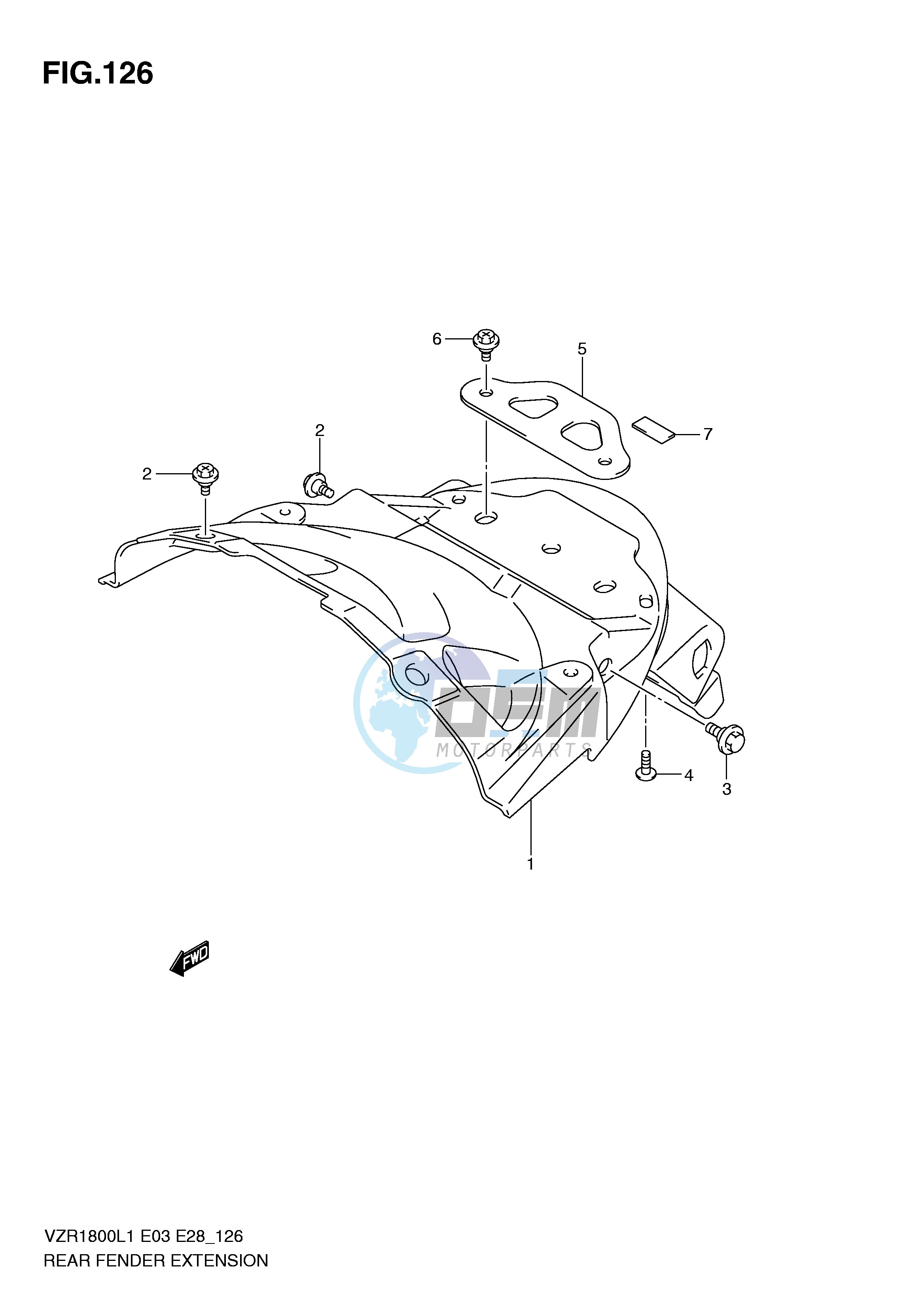 REAR FENDER EXTENSION