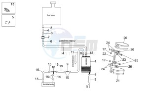 Tuono V4 1100 RR (USA-CND) USA-CND drawing Fuel vapour recover system