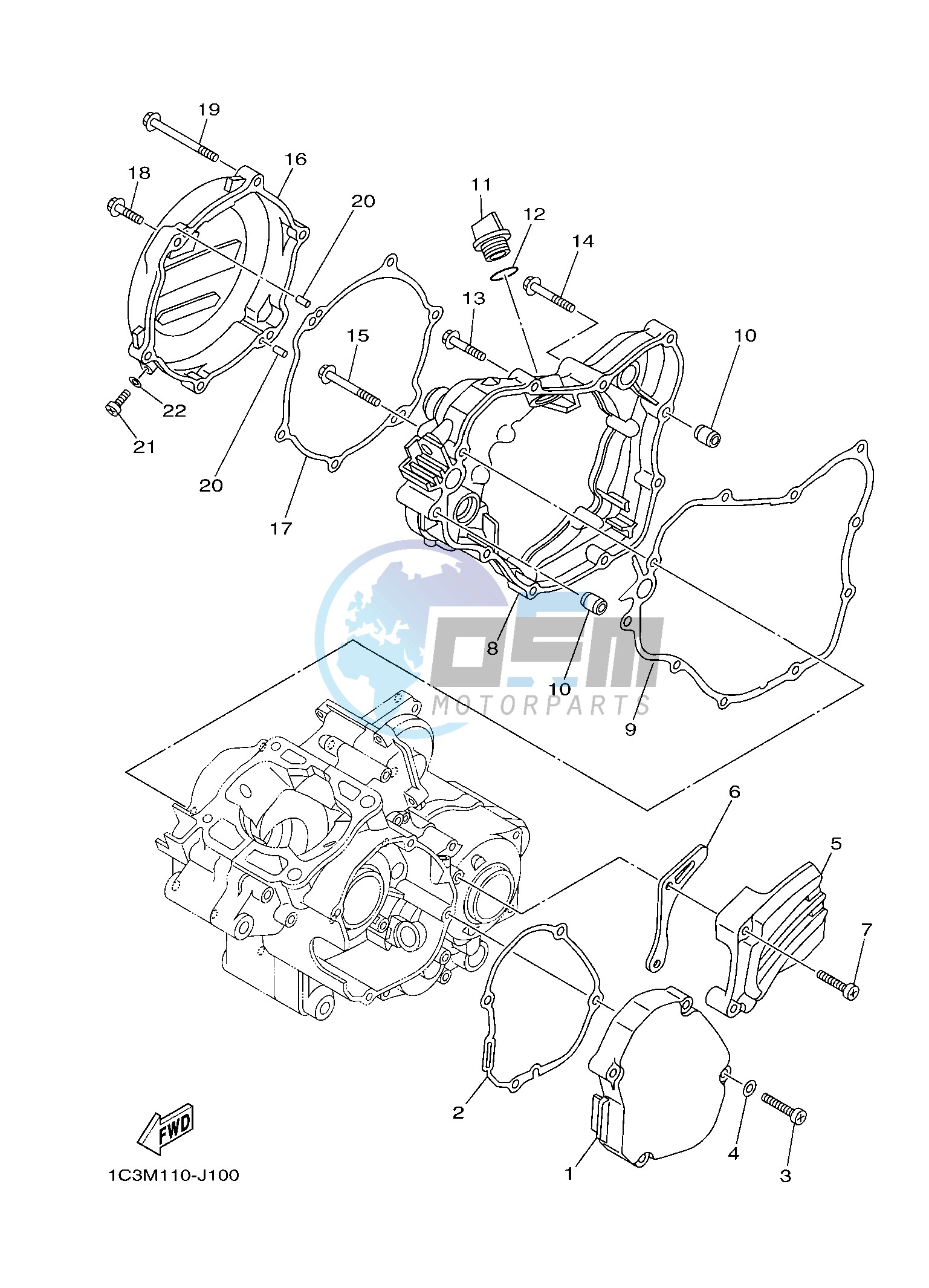 CRANKCASE COVER 1