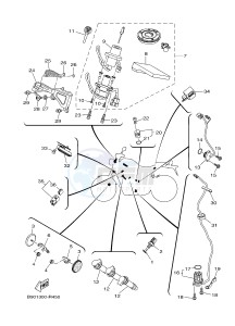 MTM850 MTM-850 XSR900 (B90W) drawing ELECTRICAL 2