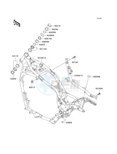 VN 1500 B [VULCAN 88 SE] (B1-B3) N8FA drawing FRAME