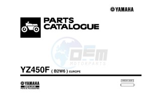 YZ450F (B2W6) drawing Infopage-1