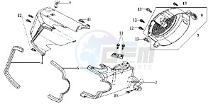 EURO MX 125 DUAL DISK 50 drawing FAN COVER SHROUD