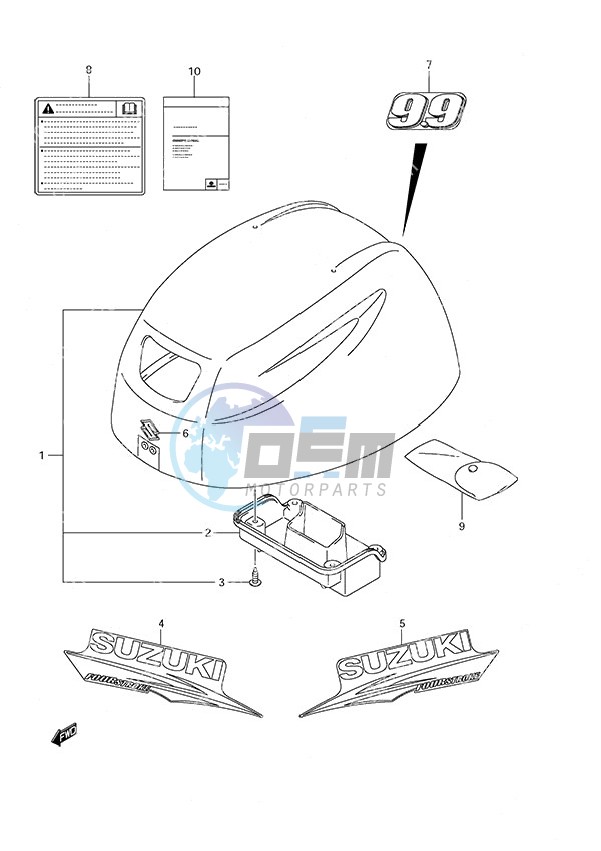 Engine Cover w/Remote Control