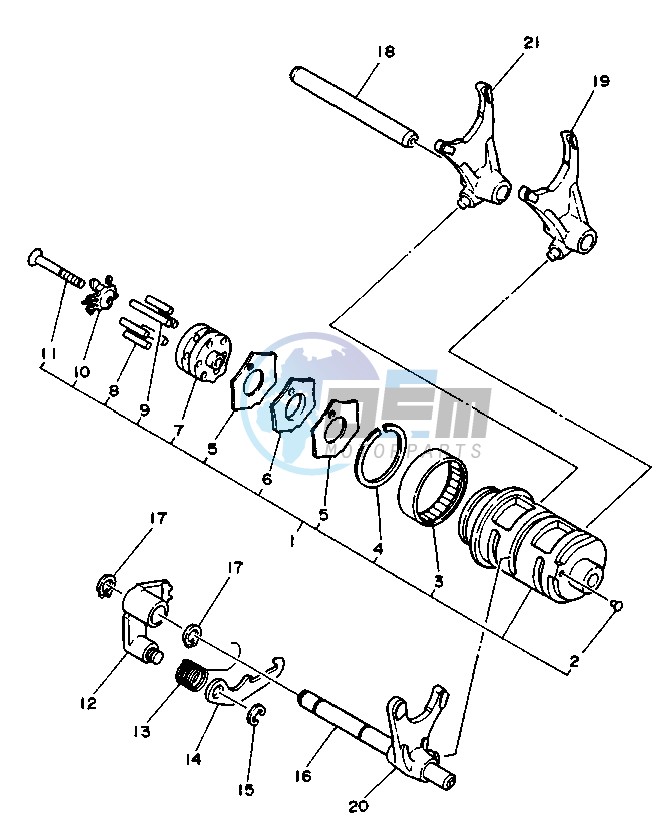 SHIFT CAM-FORK