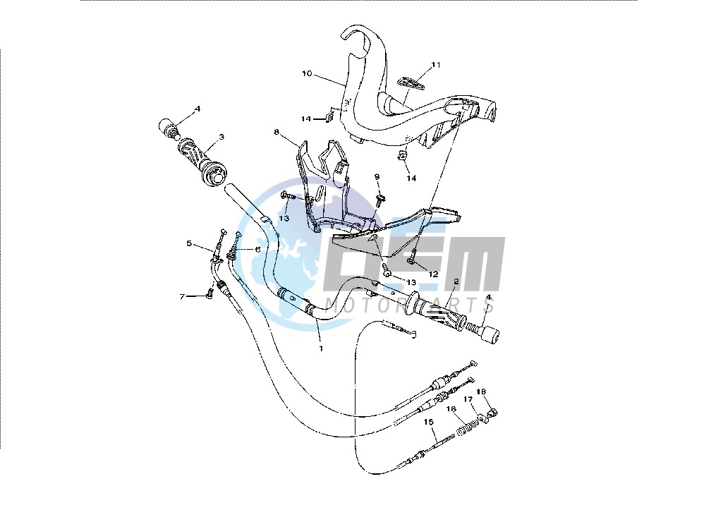 STEERING HANDLE - CABLE